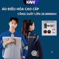 Áo Điều Hòa Bảo Hộ Lao Động KAW 558O Cao Cấp – Quạt Làm Mát 3 Tốc Độ, Chống Nắng, Chống UV, Dùng 12Hống UV, Quạt Làm Mát 3 Tốc Độ, Pin Trâu 12H