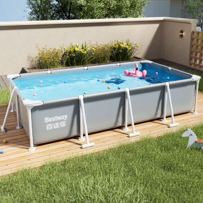 Bể Bơi Khung thép 4m KAW Gấp Gọn - PVC 3 Lớp Siêu Bền, Giá Tốt