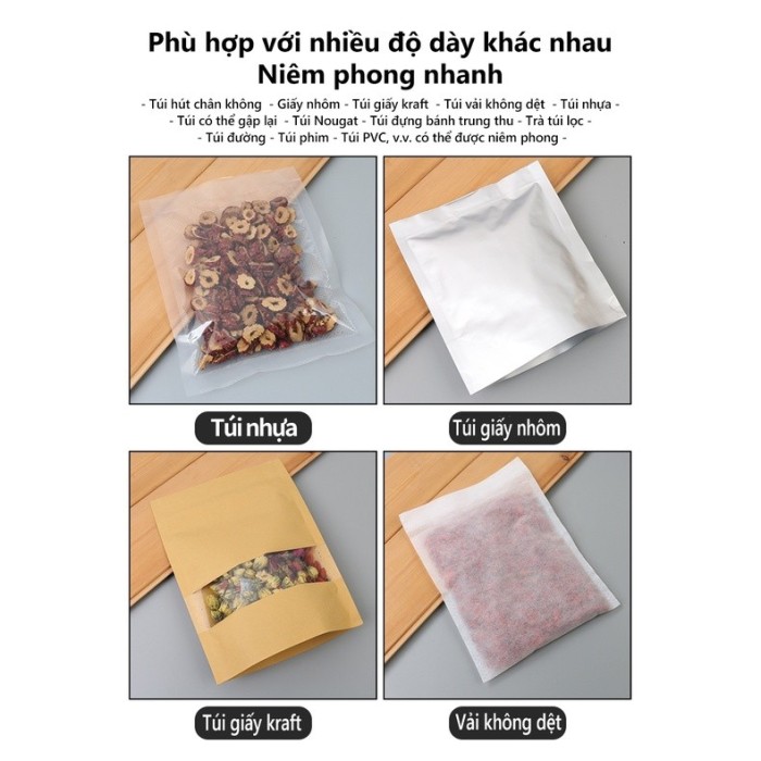 Máy Hàn Miệng Túi 40cm Mối Hàn 3mm, Giải Pháp Đóng Gói Khổ Lớn, Chuyên Nghiệp Và Siêu Tốc