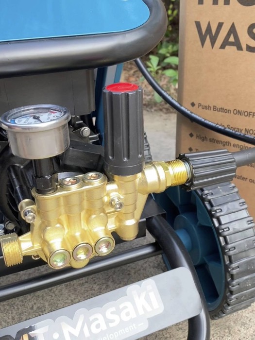 Máy Rửa Xe Cao Áp KAW K-4500 Màu Xanh, Lõi Đồng, Siêu Mạnh Mẽ, Dây Cao Áp 20m
