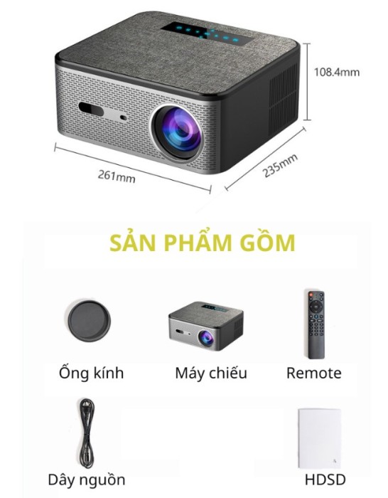 Máy Chiếu KAW KS900 Chính Hãng – Hỗ Trợ 4K, Tự Động Lấy Nét, Giá Tốt 