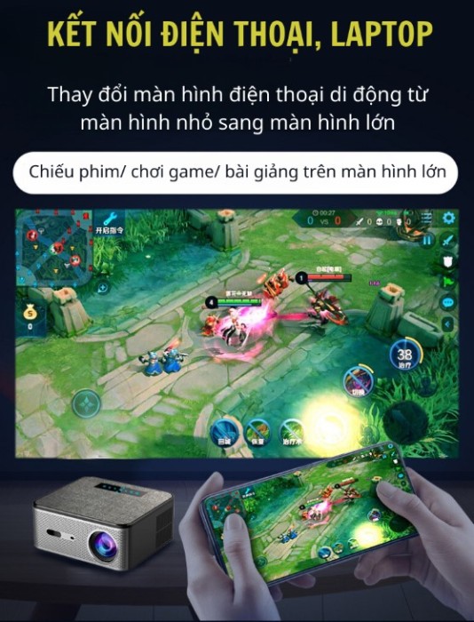 Máy Chiếu KAW KS900 Chính Hãng – Hỗ Trợ 4K, Tự Động Lấy Nét, Giá Tốt 