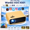 Máy Chiếu Mini Wanbo XS01 Chính Hãng – Nhỏ Gọn, Đèn LED 20.000 Giờ, Giá Rẻ