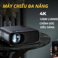 Máy Chiếu XMAX10 Chính Hãng – Màn Hình 290 Inch, Hỗ Trợ 4K, Wifi Băng Tần Kép