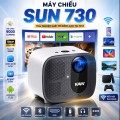 Máy Chiếu KAW Sun 730 Android 11.0 - Độ Sáng 9000 Lumens, Bảo Hành 12 Tháng