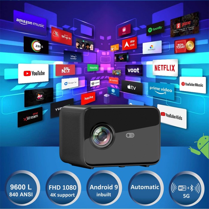 Máy chiếu KP935 300 ANSI Lumens - Độ phân giải 1080P, Hỗ trợ 3D cực nét