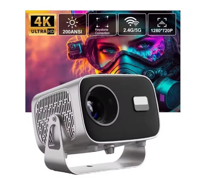 Máy Chiếu Android 4K K670 KAW - Độ Sáng 200 ANSI Lumens, Kết Nối WiFi Bluetooth, Chiếu Màn Hình Lớn Giá Rẻ