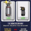 Máy Rửa Xe Southward H12 18800 – Động Cơ Lõi Đồng Cảm Ứng, Lên Áp 3 Giây, Dây Cao Áp Lõi Thép 20m
