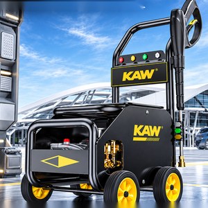 Máy Rửa Xe Cao Áp Thương Mại KAW 9KW Động Cơ Cảm Ứng Không Chổi Than, Đầu Bơm Trục Khuỷu Đồng Nguyên Chất, Áp Lực 25MPa