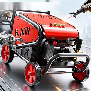 Máy Rửa Xe Cao Áp KAW AK01 Động Cơ Không Chổi Than Lõi Đồng, Vỏ Kim Loại, Hút Nước 2 Chế Độ, Dây 10m