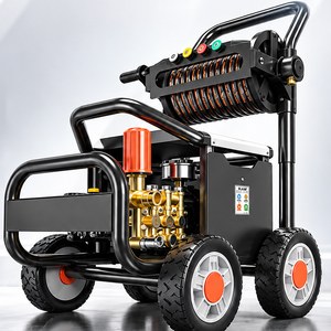 Máy Rửa Xe Cao Áp KAW Có Cuộn Ống Kim Loại, Động Cơ Cảm Ứng Lõi Đồng 4 Cực, Pít-tông Phủ Gốm, Chống Nước IPX5