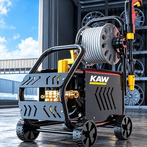 Máy Rửa Xe Cao Áp KAW K3 Động Cơ Cảm Ứng Không Chổi Than, Áp Lực 25MPa, Vỏ Kim Loại, Có Cuộn Dây