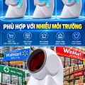 Máy Quét Mã Vạch Để Bàn KAW MS7120 Quét Đa Hướng 20 Tia Laser, Tự Động Nhận Mã, Cắm Là Dùng