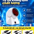 Máy Quét Mã Vạch Để Bàn KAW MS7120 Quét Đa Hướng 20 Tia Laser, Tự Động Nhận Mã, Cắm Là Dùng