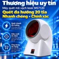 Máy Quét Mã Vạch Để Bàn KAW MS7120 Quét Đa Hướng 20 Tia Laser, Tự Động Nhận Mã, Cắm Là Dùng
