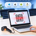 Máy Quét Mã Vạch Cầm Tay KAW NLS-HR22 Đọc Mã 1D/2D, QR Code Trên Giấy Và Màn Hình, Chống Rơi 1.2m