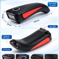 Máy Quét Mã Vạch Mini KAW C Series Không Dây Bluetooth + 2.4G, Đọc Mã 1D/2D, Quét Màn Hình, Pin 1200mAh