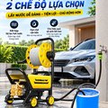Máy Rửa Xe Cao Áp KAW 1200W Có Cuộn Ống, Động Cơ Lõi Đồng, Khung Kim Loại, Lưu Lượng 6L/Phút