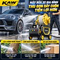 Máy Rửa Xe Cao Áp KAW 2000W Có Cuộn Ống 20m, Động Cơ Đồng Không Chổi Than, Áp Lực 8-25MPa, 720L/H