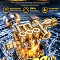 Máy Rửa Xe Cao Áp KAW 2000W Có Cuộn Ống 20m, Động Cơ Đồng Không Chổi Than, Áp Lực 8-25MPa, 720L/H