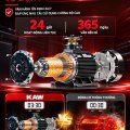 Máy Rửa Xe Cao Áp KAW 3000W Có Cuộn Dây, Động Cơ Lõi Đồng, Đầu Bơm Đồng, Lưu Lượng 16L/Phút