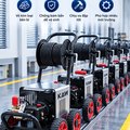 Máy Rửa Xe Cao Áp Thương Mại KAW 3000W Có Cuộn Dây, Đầu Bơm Trục Khuỷu Lõi Đồng, Phun Xa 8-15m