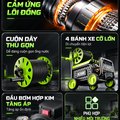 Máy Rửa Xe Cao Áp KAW 3200W Có Cuộn Dây, Động Cơ Cảm Ứng Không Chổi Than, Áp Lực 35MPa, 920L/H