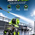 Máy Rửa Xe Cao Áp KAW 3200W Có Cuộn Dây, Động Cơ Cảm Ứng Không Chổi Than, Áp Lực 35MPa, 920L/H