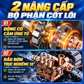 Máy Rửa Xe Cao Áp KAW 3600W Có Cuộn Dây 10m, Động Cơ Cảm Ứng Từ Dây Đồng, Đầu Bơm Trục Nghiêng 30MPa
