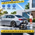 Máy Rửa Xe Cao Áp KAW 3600W Có Cuộn Dây 10m, Động Cơ Cảm Ứng Từ Dây Đồng, Đầu Bơm Trục Nghiêng 30MPa