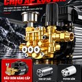 Máy Rửa Xe Cao Áp KAW 9800 Có Cuộn Dây, Động Cơ Cảm Ứng Không Chổi Than Lõi Đồng 2200W, Bánh Xe Lớn 120mm
