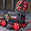 Máy Rửa Xe Cao Áp KAW 9800 Có Cuộn Dây, Động Cơ Cảm Ứng Không Chổi Than Lõi Đồng 2200W, Bánh Xe Lớn 120mm