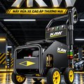 Máy Rửa Xe Cao Áp Thương Mại KAW 9KW Động Cơ Cảm Ứng Không Chổi Than, Đầu Bơm Trục Khuỷu Đồng Nguyên Chất, Áp Lực 25MPa