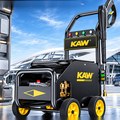 Máy Rửa Xe Cao Áp Thương Mại KAW 9KW Động Cơ Cảm Ứng Không Chổi Than, Đầu Bơm Trục Khuỷu Đồng Nguyên Chất, Áp Lực 25MPa