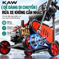 Máy Rửa Xe Cao Áp KAW AK01 Động Cơ Không Chổi Than Lõi Đồng, Vỏ Kim Loại, Hút Nước 2 Chế Độ, Dây 10m