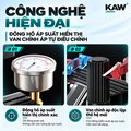 Máy Rửa Xe Cao Áp KAW AK01 Động Cơ Không Chổi Than Lõi Đồng, Vỏ Kim Loại, Hút Nước 2 Chế Độ, Dây 10m