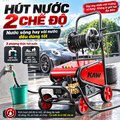 Máy Rửa Xe Cao Áp KAW AK01 Động Cơ Không Chổi Than Lõi Đồng, Vỏ Kim Loại, Hút Nước 2 Chế Độ, Dây 10m