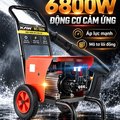 Máy Rửa Xe Cao Áp KAW BC-360B 6800W Động Cơ Cảm Ứng Lõi Đồng, Đầu Bơm Đĩa Nghiêng, Áp Lực 25-30MPa, 18L/Phút