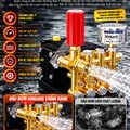 Máy Rửa Xe Cao Áp KAW Biến Tần 3.0kW Có Cuộn Dây, Động Cơ Nam Châm Vĩnh Cửu, Đầu Bơm Kinkard Ý, 380bar