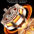 Máy Rửa Xe Cao Áp KAW Có Cuộn Dây, Động Cơ Cảm Ứng Lõi Đồng, Đầu Bơm Thương Hiệu Ý, 4 Bánh Xe