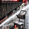Máy Rửa Xe Cao Áp KAW Có Cuộn Ống Kim Loại, Động Cơ Cảm Ứng Lõi Đồng 4 Cực, Pít-tông Phủ Gốm, Chống Nước IPX5