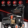 Máy Rửa Xe Cao Áp KAW Có Cuộn Ống Kim Loại, Động Cơ Cảm Ứng Lõi Đồng 4 Cực, Pít-tông Phủ Gốm, Chống Nước IPX5