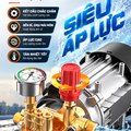Máy Rửa Xe Cao Áp KAW Cuộn Ống Thương Mại 25m, Động Cơ Lõi Đồng Công Nghiệp, Vỏ Tôn Cứng, Bánh Xe Lớn