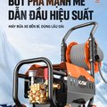 Máy Rửa Xe Cao Áp KAW Cuộn Ống Thương Mại 25m, Động Cơ Lõi Đồng Công Nghiệp, Vỏ Tôn Cứng, Bánh Xe Lớn