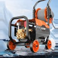 Máy Rửa Xe Cao Áp KAW Cuộn Ống Thương Mại 25m, Động Cơ Lõi Đồng Công Nghiệp, Vỏ Tôn Cứng, Bánh Xe Lớn