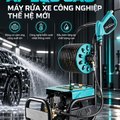 Máy Rửa Xe Cao Áp KAW Công Nghiệp Thế Hệ Mới Có Cuộn Ống Thương Mại, Động Cơ Cảm Ứng Không Chổi Than, Phun Xa 8-18m