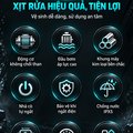 Máy Rửa Xe Cao Áp KAW Công Nghiệp Thế Hệ Mới Có Cuộn Ống Thương Mại, Động Cơ Cảm Ứng Không Chổi Than, Phun Xa 8-18m