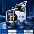 Máy Rửa Xe Cao Áp KAW E1002J Thân Inox Kèm Cuộn Dây, Động Cơ Không Chổi Than, Chống Nước IPX5