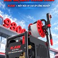 Máy Rửa Xe Cao Áp KAW G3 9800W Có Tang Cuốn Dây 15m, Động Cơ Cảm Ứng, Áp Lực 8-25MPa, 720L/H