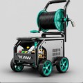 Máy Rửa Xe Cao Áp KAW Green Titan Có Cuộn Dây Thương Mại, Động Cơ Cảm Ứng, Áp Lực 16-43MPa, 12-25L/Phút
